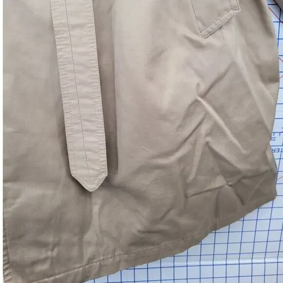 Princine Imports Vintage Beige Double Breasted Trench Coat Classic Style